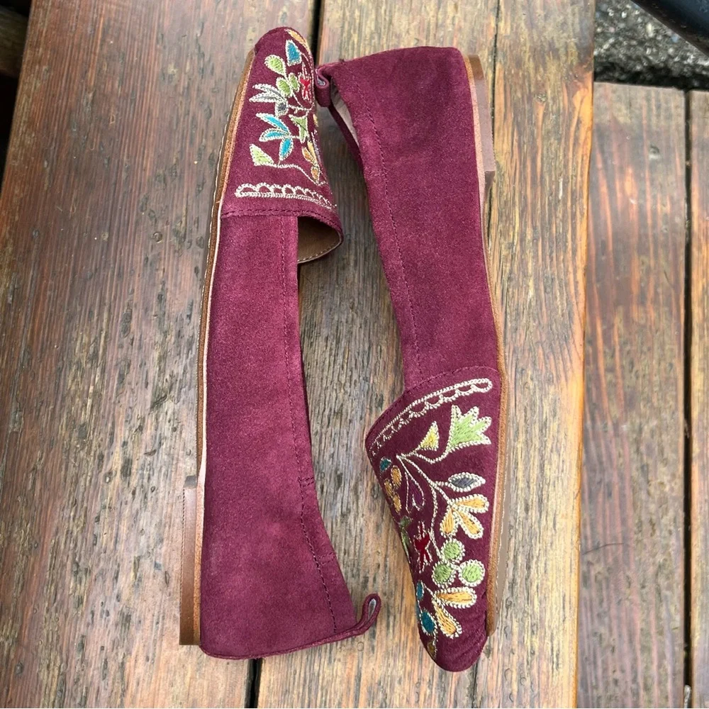 LATIGO BLISS ANTHROPLOGIE SUEDE LEATHER SLIP ON FLATS SIZE 9 - Picture 7 of 12